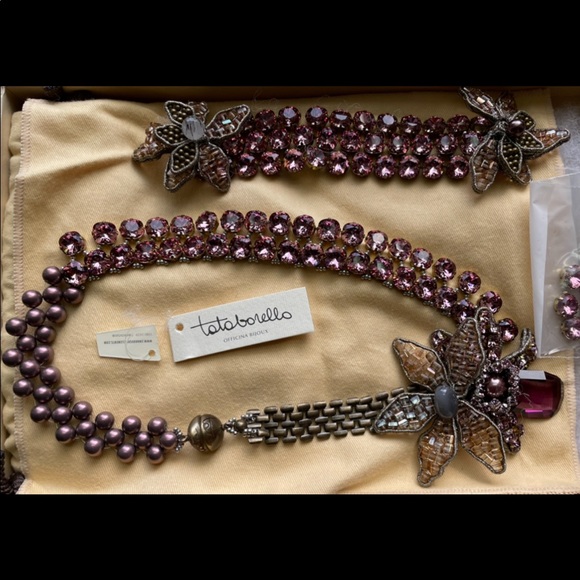 Swarovski elements totobotello necklace s and bracelet - Picture 11 of 11